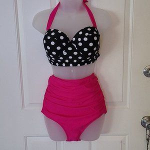 Polka Dot Halter 2 Piece